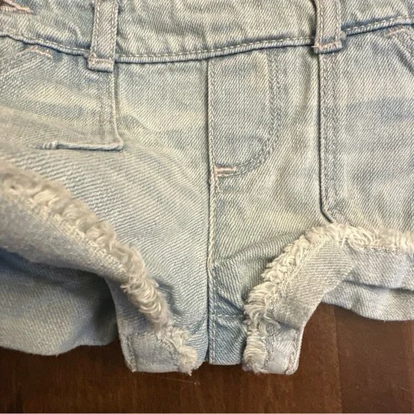Oshkosh Overalls Baby Girl 6 Months Shorts Western Beach School Cute 💕 - Picture 3 of 6